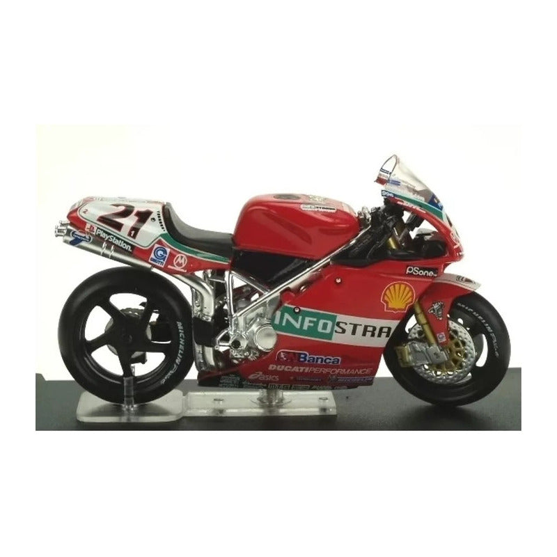 Moto Colección Escala Gp Ducati 996r Troy Bayliss 2001 1/24