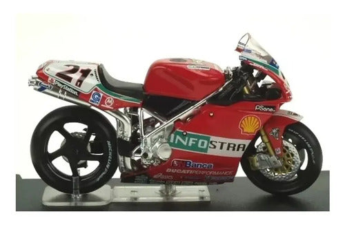 Moto Colección Escala Gp Ducati 996r Troy Bayliss 2001 1/24