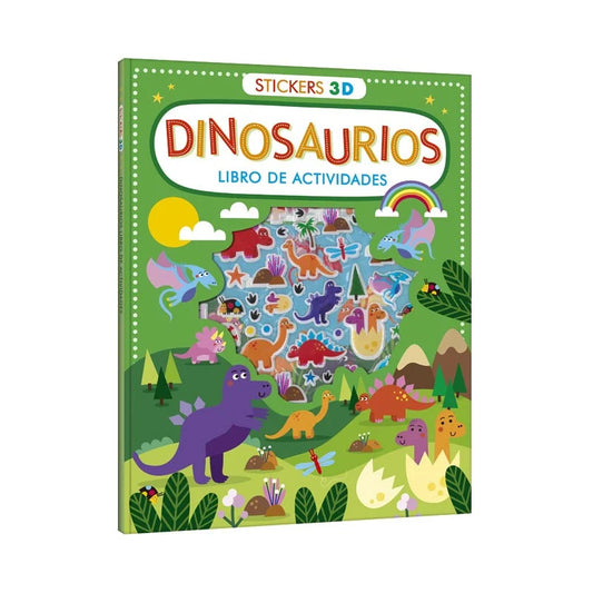 Dinosaurios Libro De Actividades Stickers 3d / Lexus