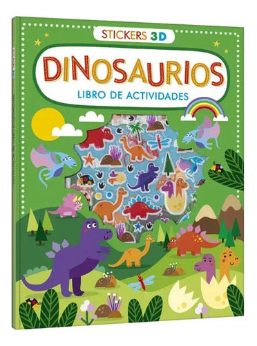 Dinosaurios Libro De Actividades Stickers 3d / Lexus