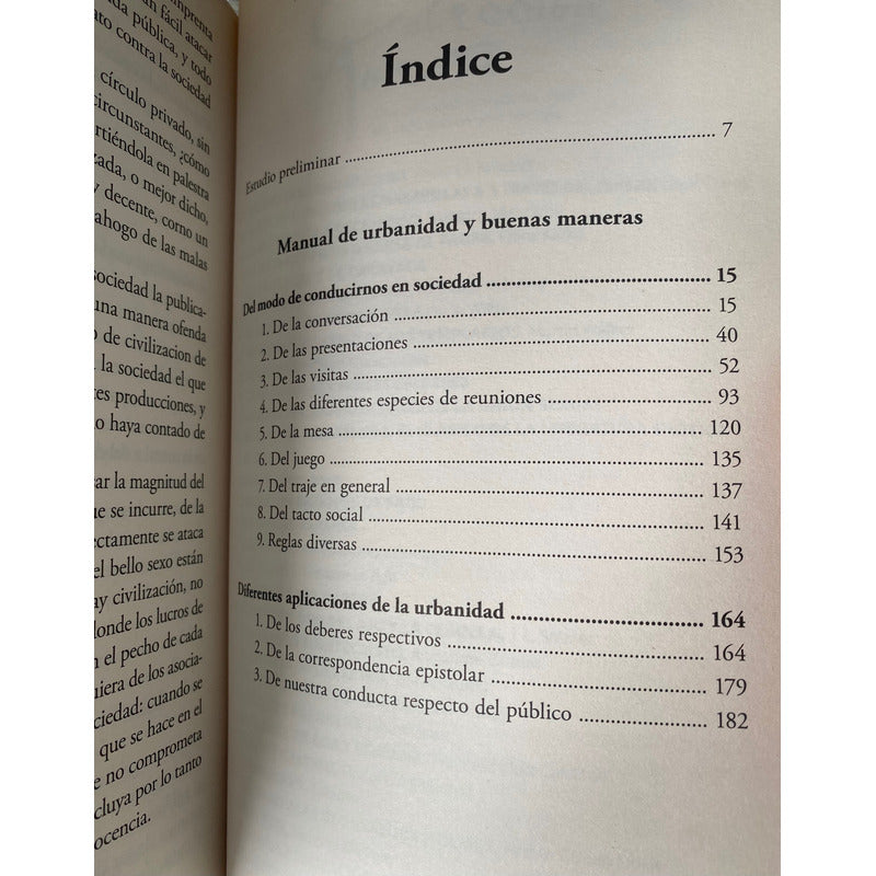 Manual De Urbanidad Y Buenas Maneras / Manuel Carreño