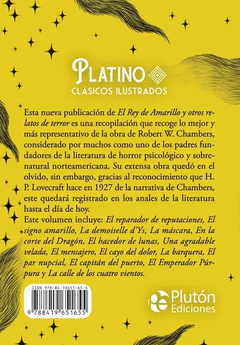 El Rey De Amarillo Y Otros Relatos (tapa Dura) / Chambers