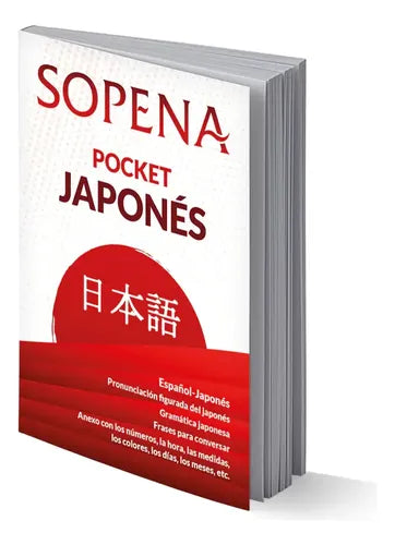 Diccionario Pocket Japones / Sopena