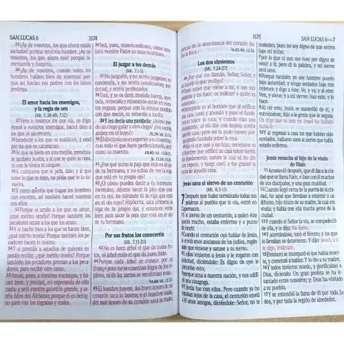 Santa Biblia Rvr 1960 Letra Grande Concordancia Palabra Rojo
