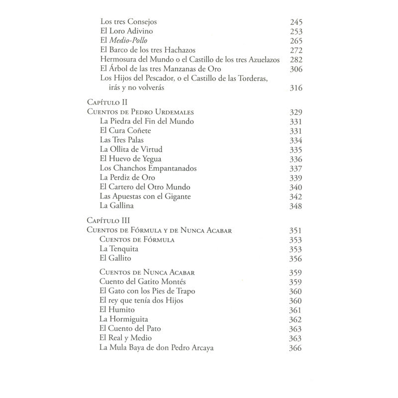 Cuentos Populares Y Folcloricos Chilenos / Manuel Dannemann