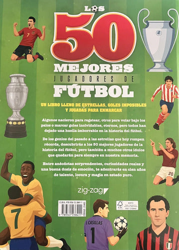 Los 50 Mejores Jugadores De Futbol (tapa Dura) / Zig-zag