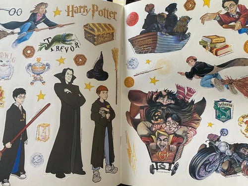 Harry Viaje Al Mundo De Los Magos Libro Escenario Stickers