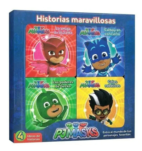 Pj Masks Historias Maravillosas (4 Libros Tapa Dura) / Lexus