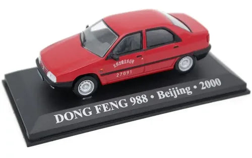 Taxis Del Mundo Escala 1/43 Dongfeng 988 Beijing 2000 Rojo