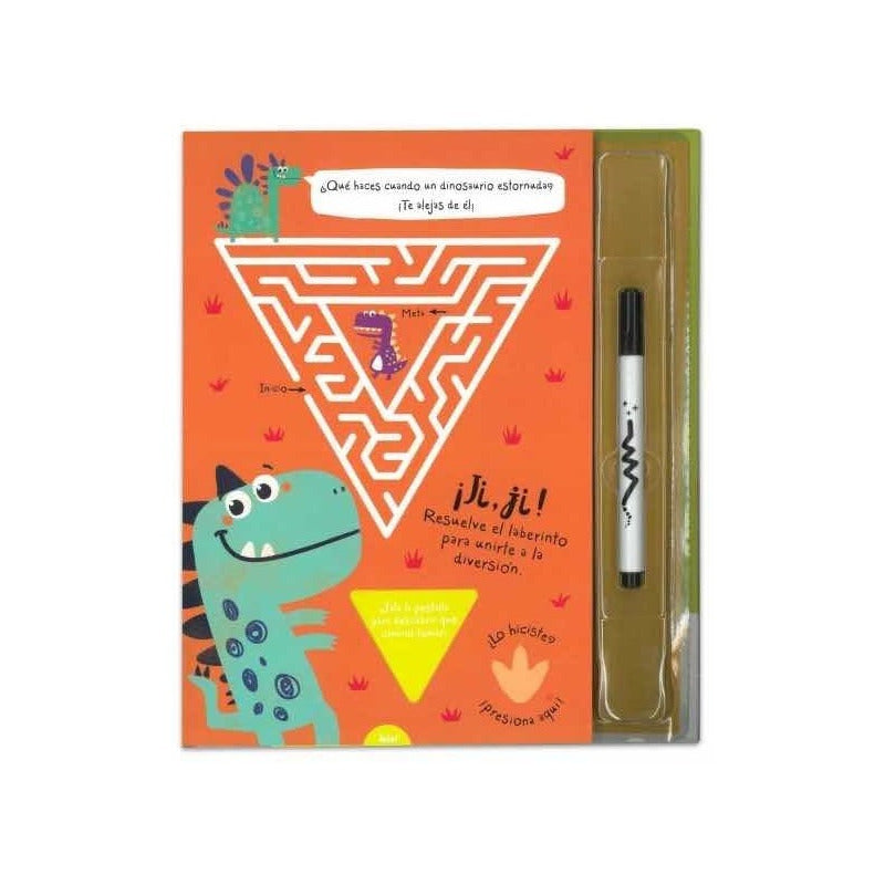 ¡hay Un Dinosaurio En Mi Laberinto + Plumón / Lexus