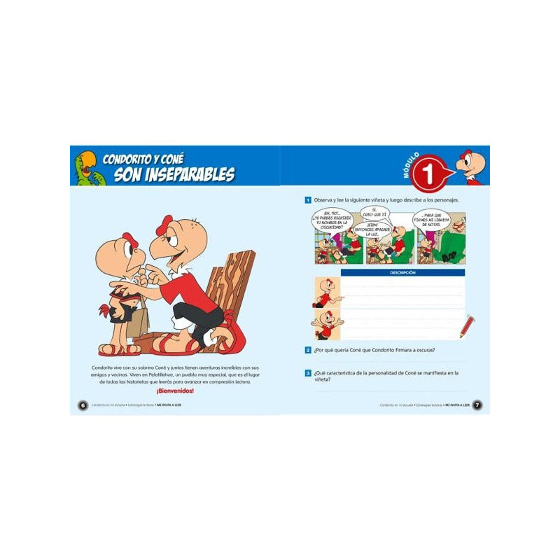 Condorito En Mi Escuela Me Invita A Leer 1° - 2° Basico