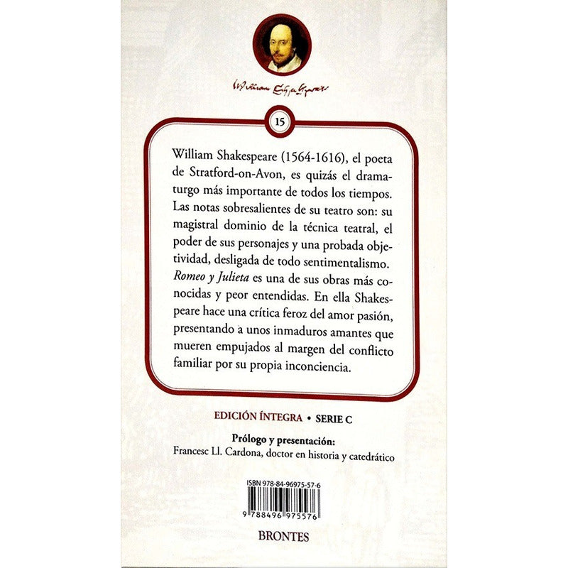 Romeo Y Julieta / William Shakespeare