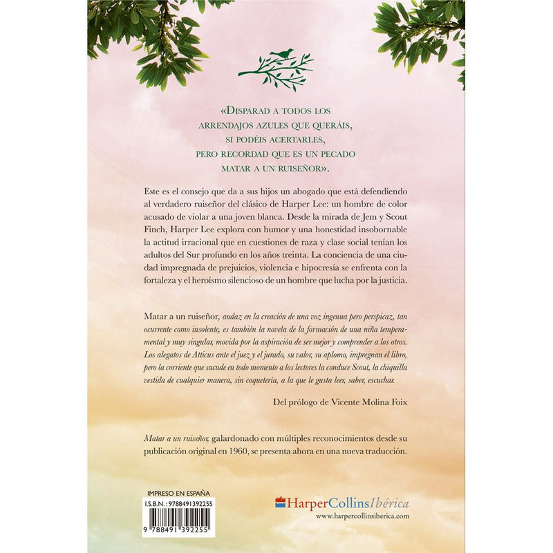 Matar A Un Ruiseñor / Harper Lee