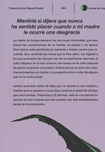 Azúcar Quemado / Avni Doshi