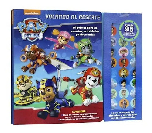 Paw Patrol Volando Al Rescate Cuentos Actividades Stickers