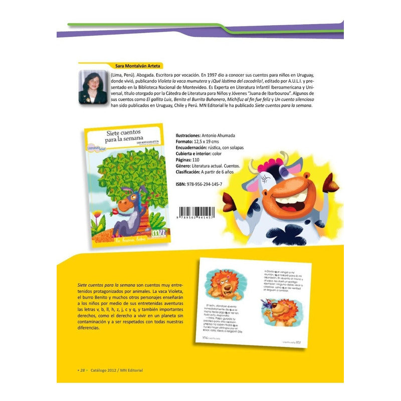 Siete Cuentos Para La Semana / Sara Montalvan