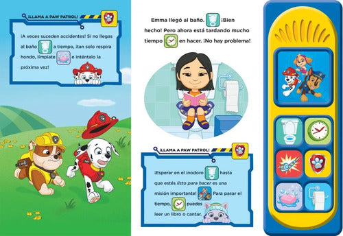 Paw Patrol Es Hora De Ir Al Baño Con 7 Sonidos (tapa Dura)