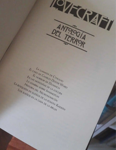 Antologia Del Terror (tapa Dura) / H. P. Lovecraft