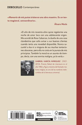 Memoria De Mis Putas Tristes / Gabriel Garcia Marquez