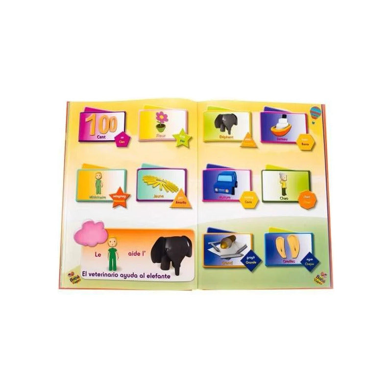 Método De Multilingüismo Para Niños Bebé Viajero Con 6 Dvd