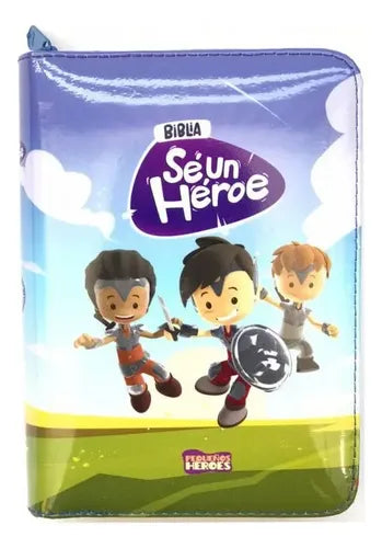 Biblia Para Niños Se Un Heroe Tla Con Funda Y Cierre / Sbl