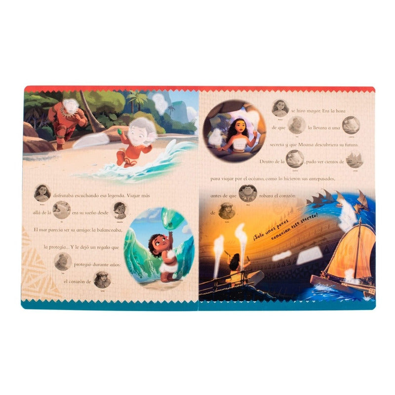 Disney Moana Libro Cuento Tablero / Lexus