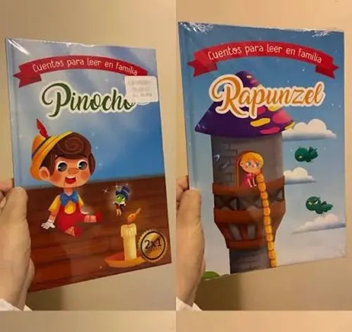 Cuentos 2 En 1 Pinocho & Rapunzel (tapa Dura)