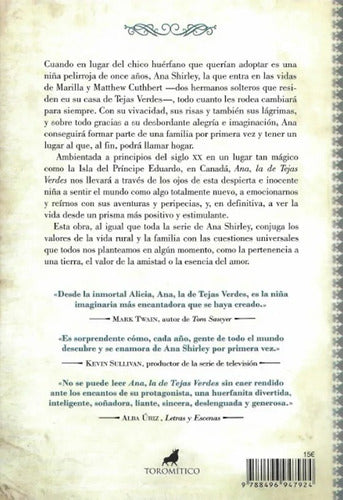 Ana La De Las Tejas Verdes - Lucy Maud Montgomery - Original