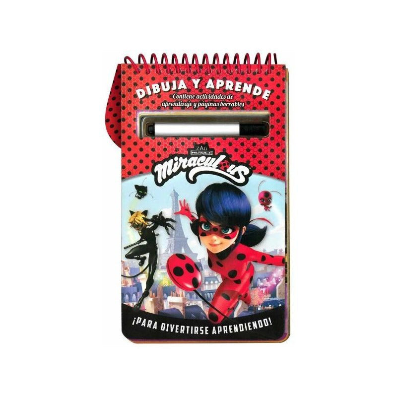 Miraculous Dibuja Y Aprende + Plumon / Lexus