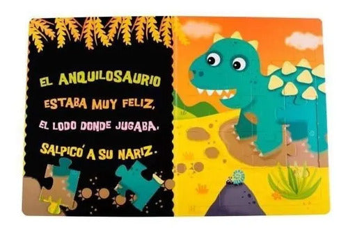 Tiranosaurio Rompecabezas De Cartón / Lexus