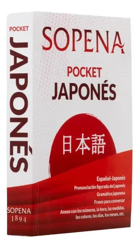 Diccionario Pocket Japones / Sopena