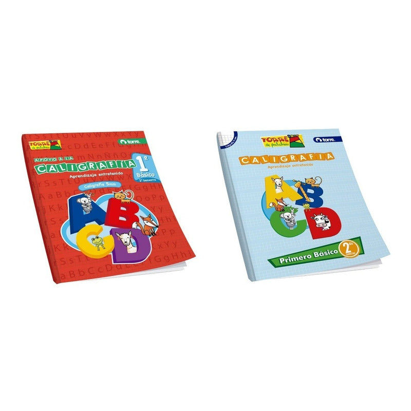 Pack Caligrafia 5 Mm Torre De Palabras 1° (1 Y 2 Semestre)