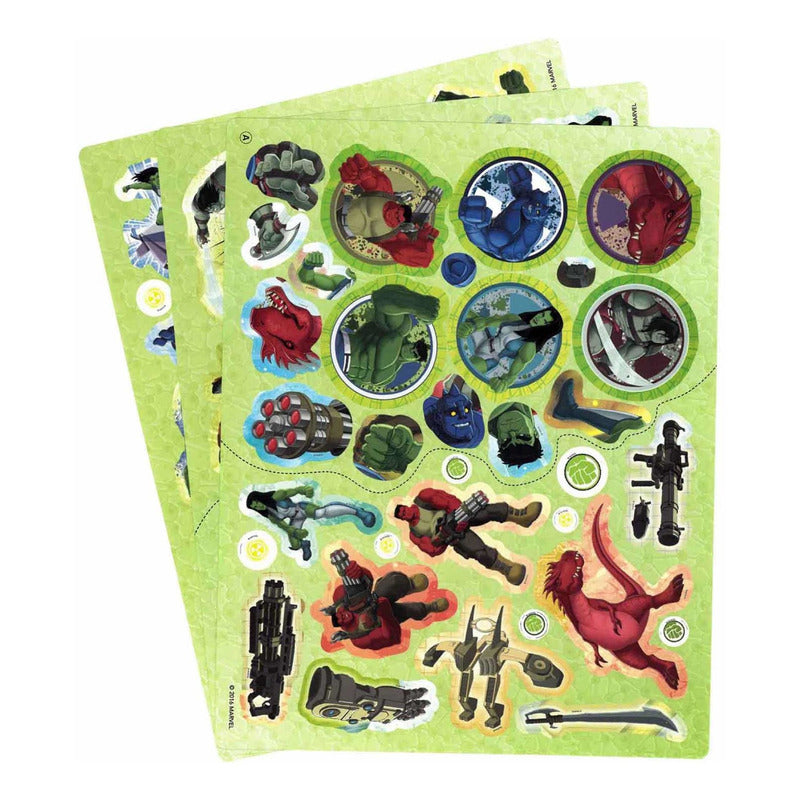 Marvel Hulk Smash Maletín De Actividades Y Stickers / Lexus