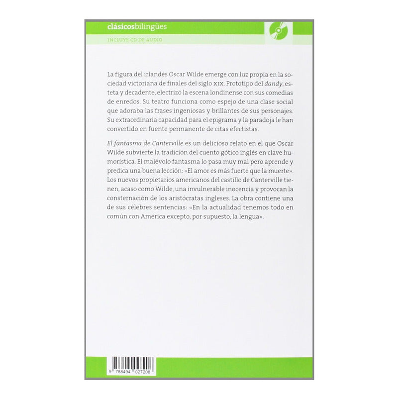 El Fantasma De Canterville (bilingue) / Oscar Wilde