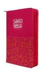 Santa Biblia Rvr 1960 Estuche Fucsia Canto Rosado Qr / Sbu