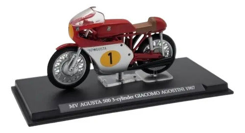 Moto Colección Esc Mv Agusta 500 Giacomo Agostini 1967 1/24