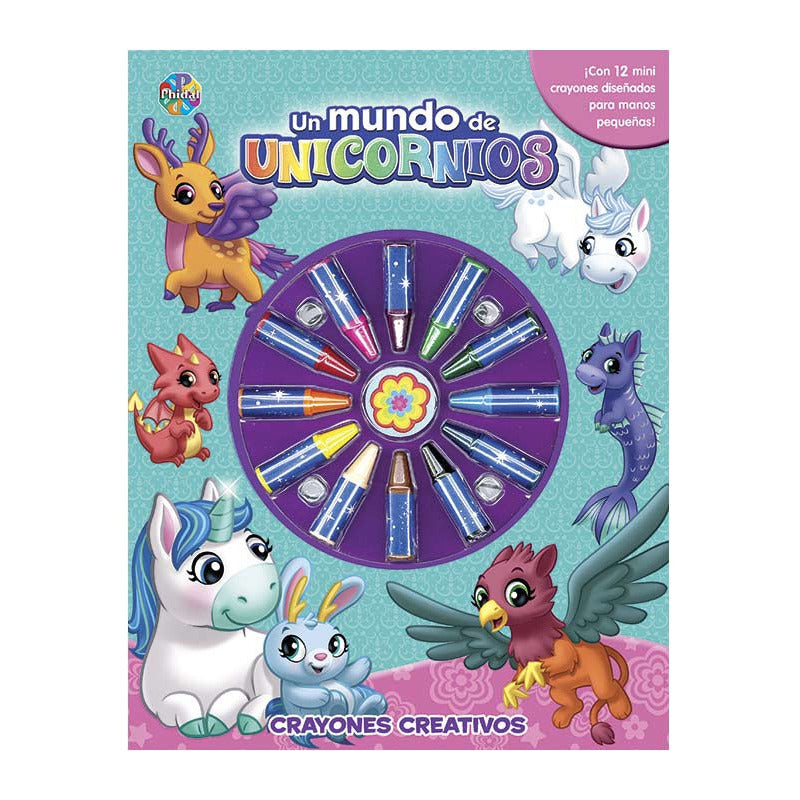 Unicornios (libro Para Pintar + Crayones Creativos) / Lexus