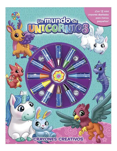 Unicornios (libro Para Pintar + Crayones Creativos) / Lexus