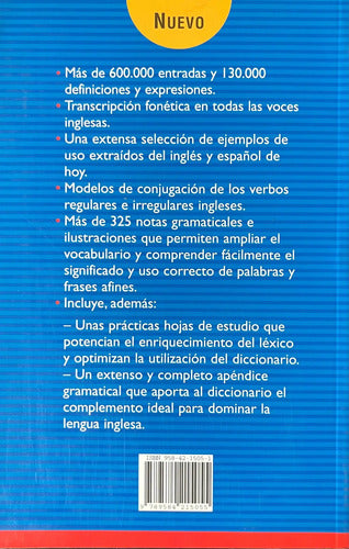 Nuevo Diccionario Español Ingles & Ingles Español / Espasa