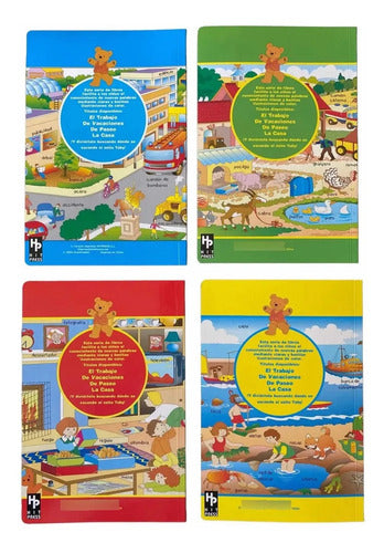 Pack Infantil Primeras Palabras 4 Libros Tapa Dura