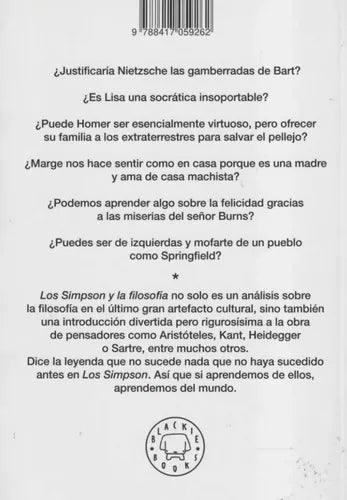 Los Simpson Y La Filosofia / Irwin, Conard, Skoble
