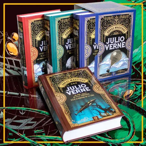 Obras Maestras (4 Tomos Tapa Dura) / Julio Verne
