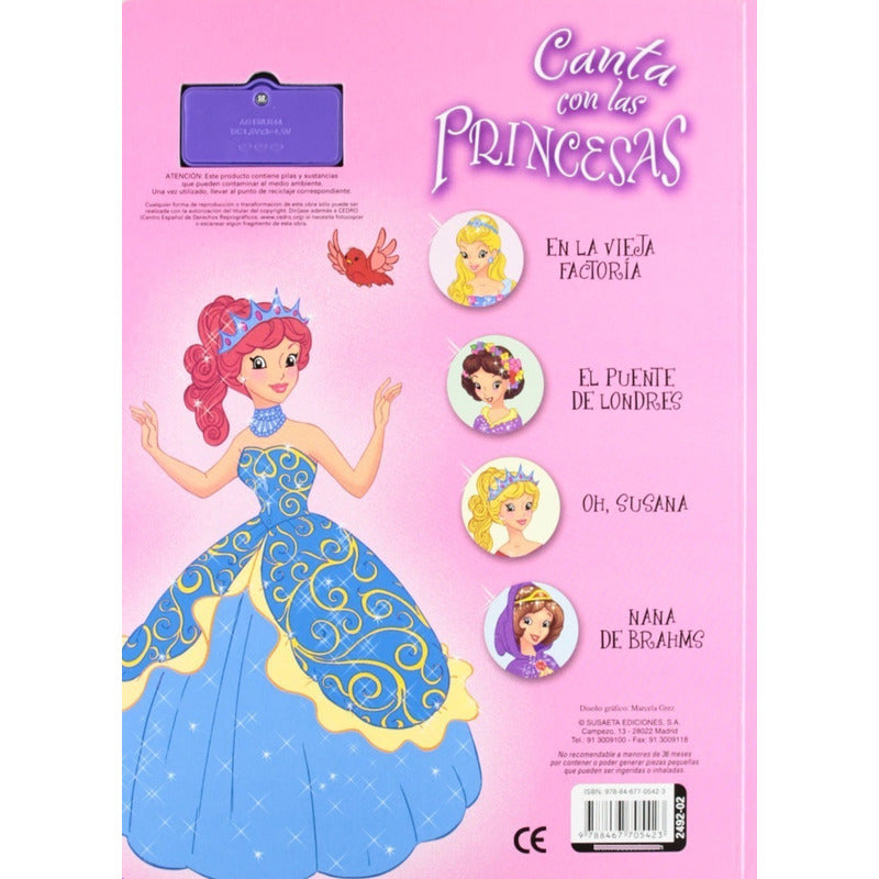 Canta Con Las Princesas 2 (libro Con Sonidos) / Susaeta
