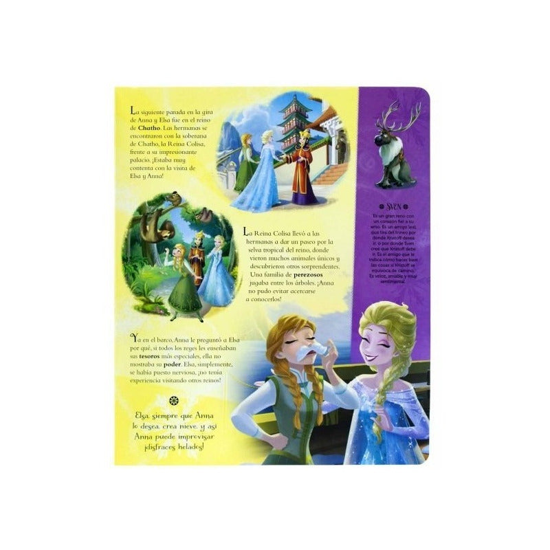 Disney Frozen Historias Con Retratos + Stickers / Lexus