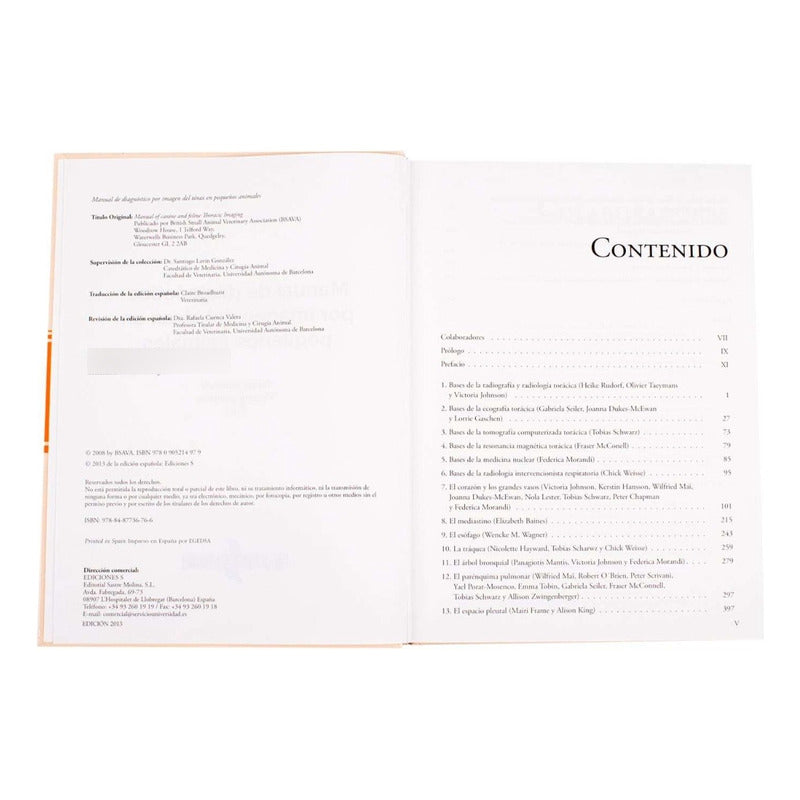 Manual De Diagnóstico Por Imagen Torax En Pequeños Animales