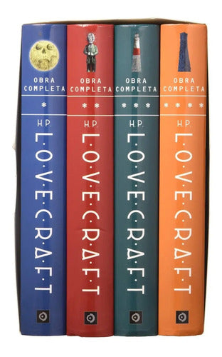 H.p. Lovecraft Obra Completa (4 Volumenes Tapa Dura)