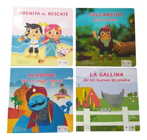 Pack Cuentos Viva Leer (4 Tomos Tapa Dura) / Origo