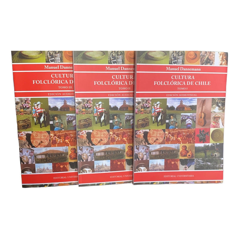 Cultura Folclorica De Chile. 3 T. 4 Dvd / Manuel Dannemann
