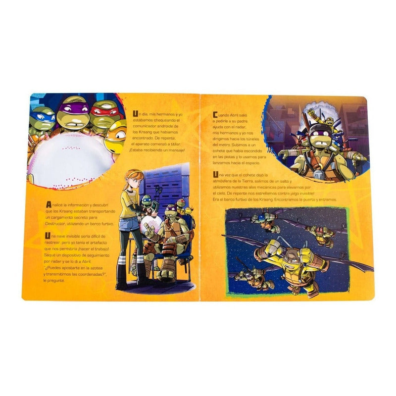 Turtles Ninja Soy Donatello Libro + Figura Base / Lexus