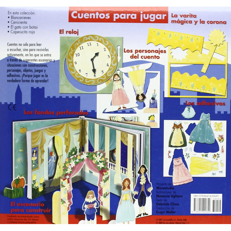 Cenicienta Cuentos Para Jugar (tapa Dura Acolchada) / Edaf